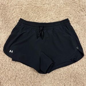 Under Armour Running Shorts with Spandex Undershorts